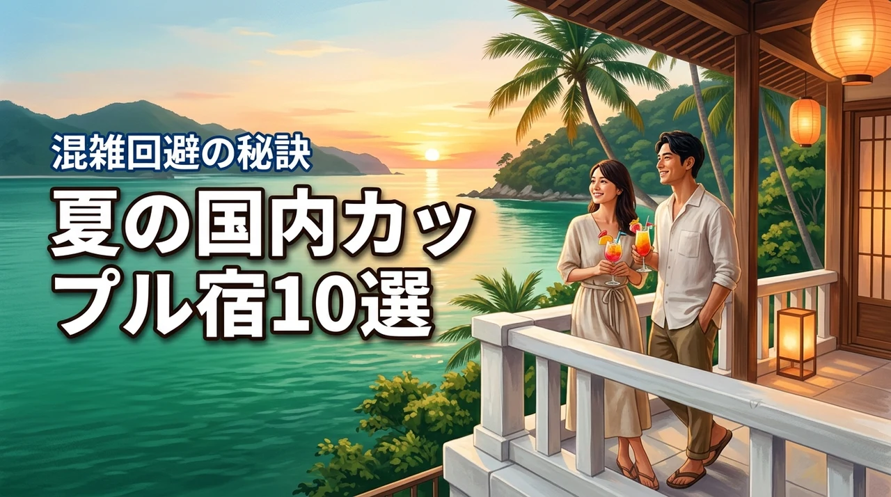 夏の国内旅行でカップルにおすすめの宿10選！混雑回避術やメリットも解説
