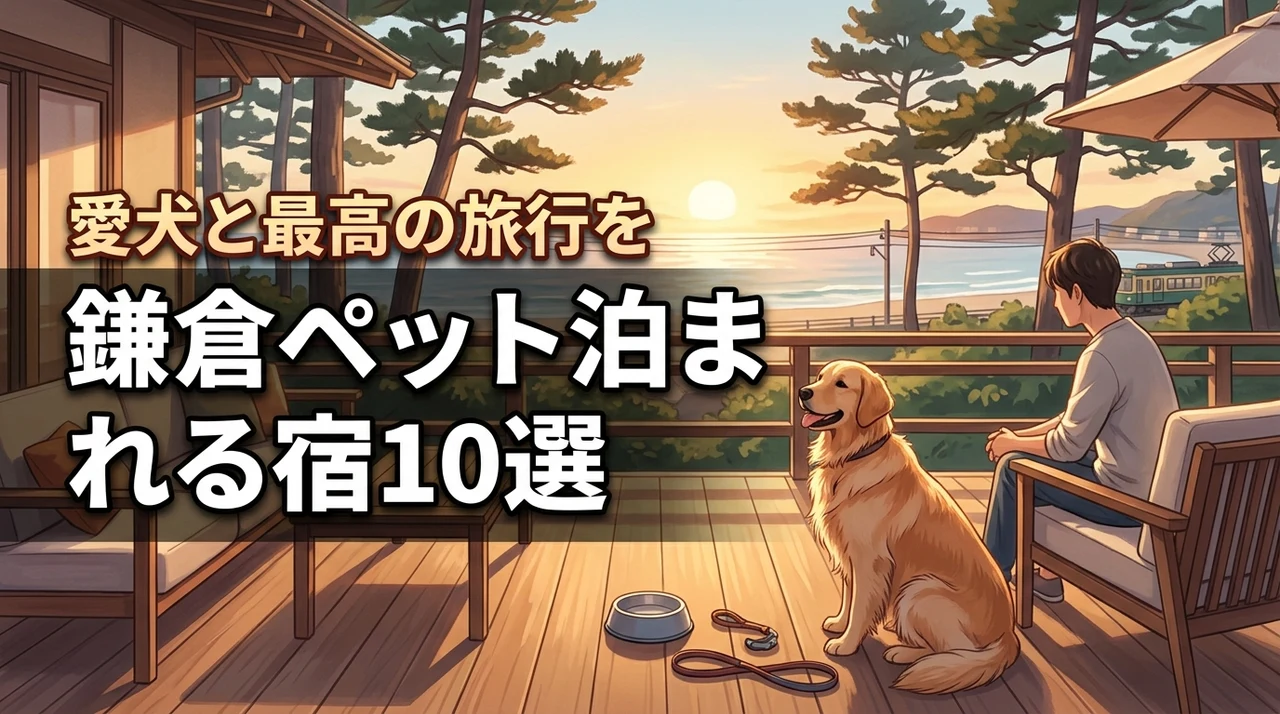 鎌倉でペットと泊まれるホテルのおすすめ10選！愛犬と最高の旅行を楽しむコツ